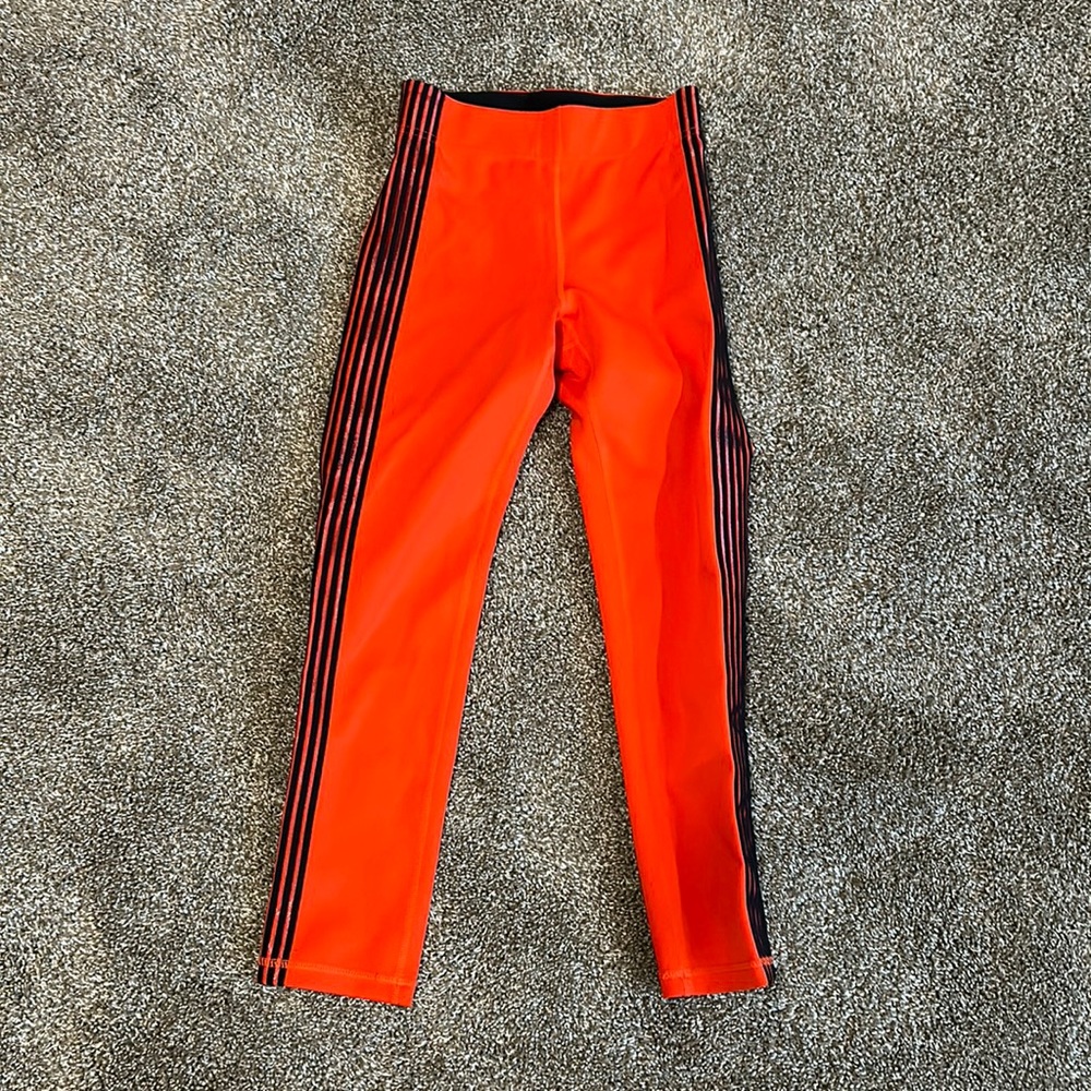 Kendal + Kylie red with black stripes pair of pants size women’s XS